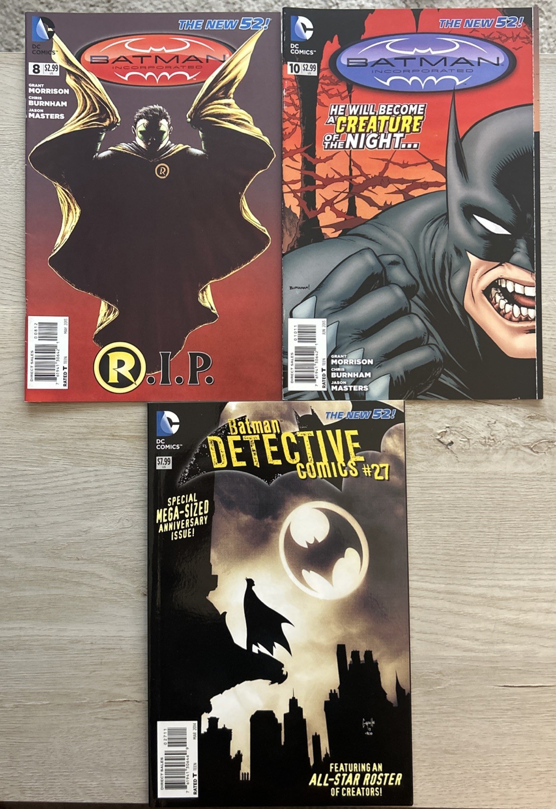 BATMAN Assorted DC 15 Comic Book Lot Robin Batgirl DETECTIVE