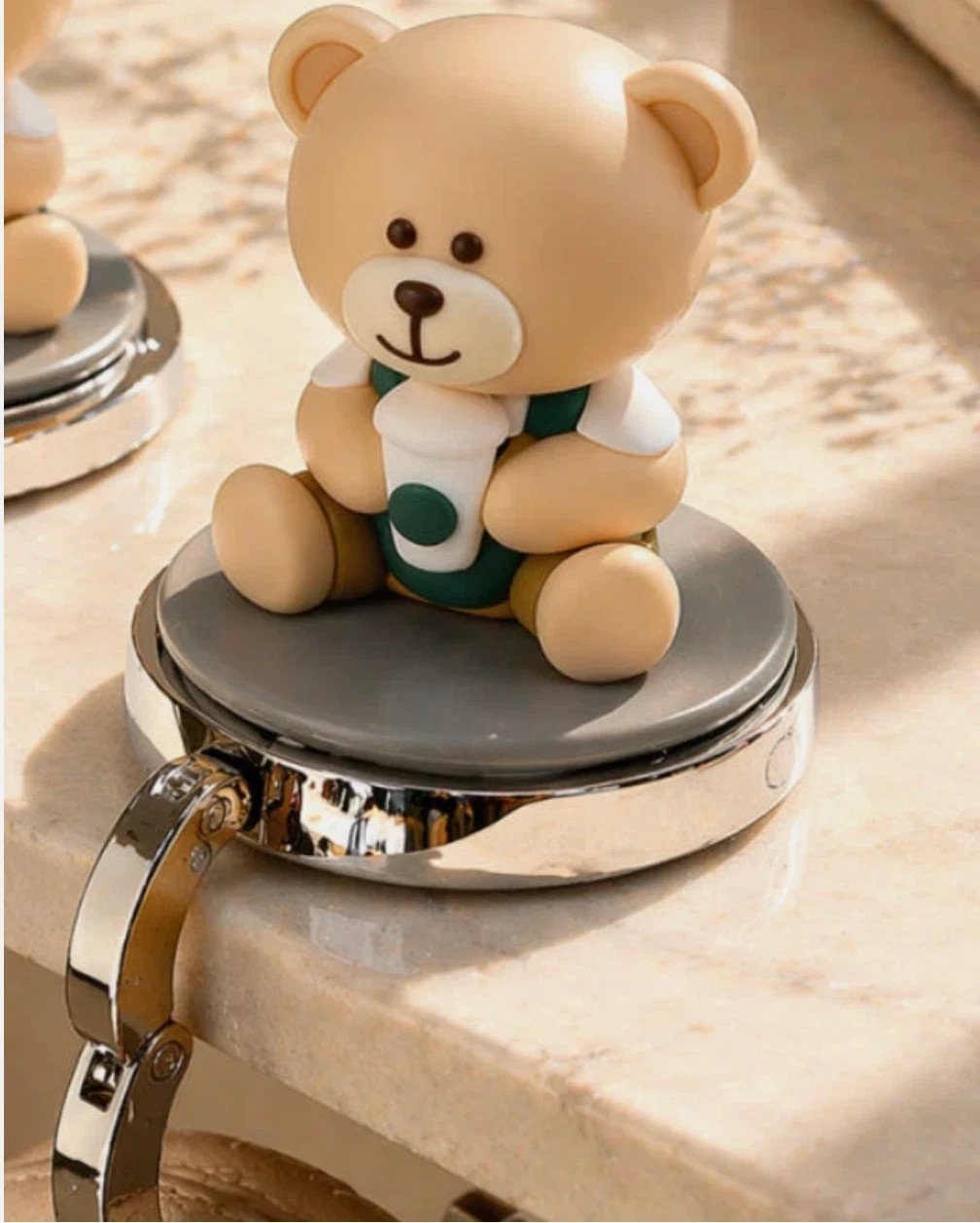 Starbucks Korea 2026 Bearista Figure Bag Hanger Hook Desk Bag Holder 1ea