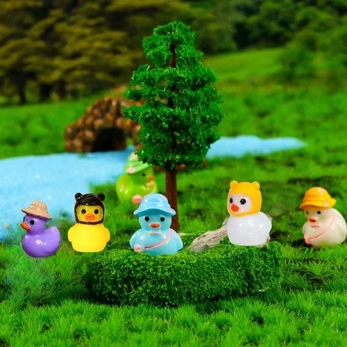 60 Pcs Multicolor Mini Resin Ducks, Tiny Ducks to Hide, Little Ducks…