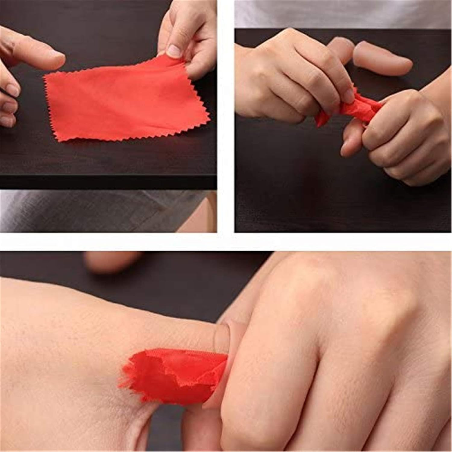Fake Soft Thumb Tip Magic Trick Prop – 5 Pcs