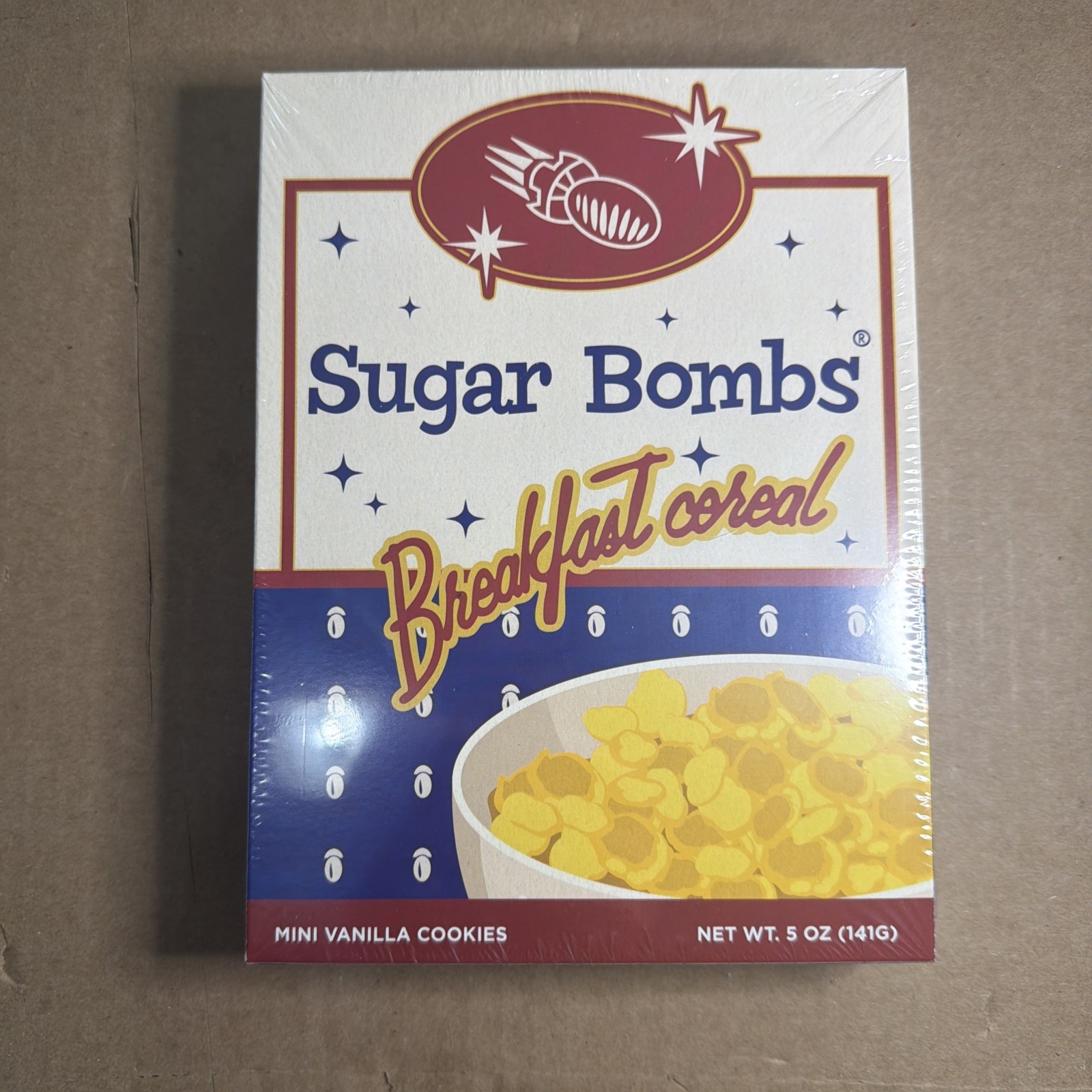 Universal Halloween Horror Nights HHN Fallout Sugar Bombs Cereal NIB