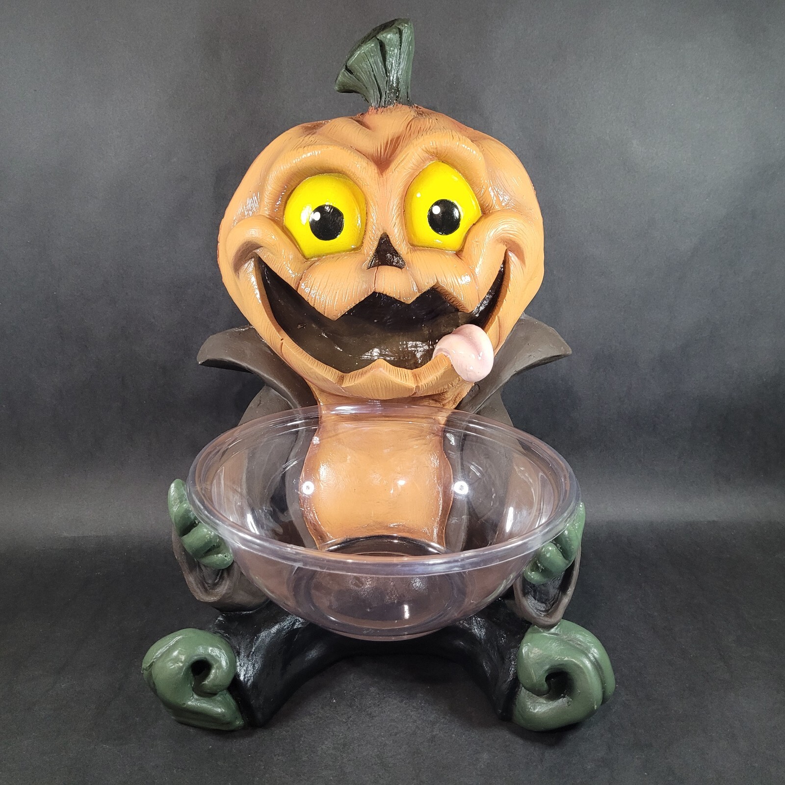 Halloween Jack O Lantern Pumpkin Candy Bowl Holder Rubie & Costume Mexico 2009