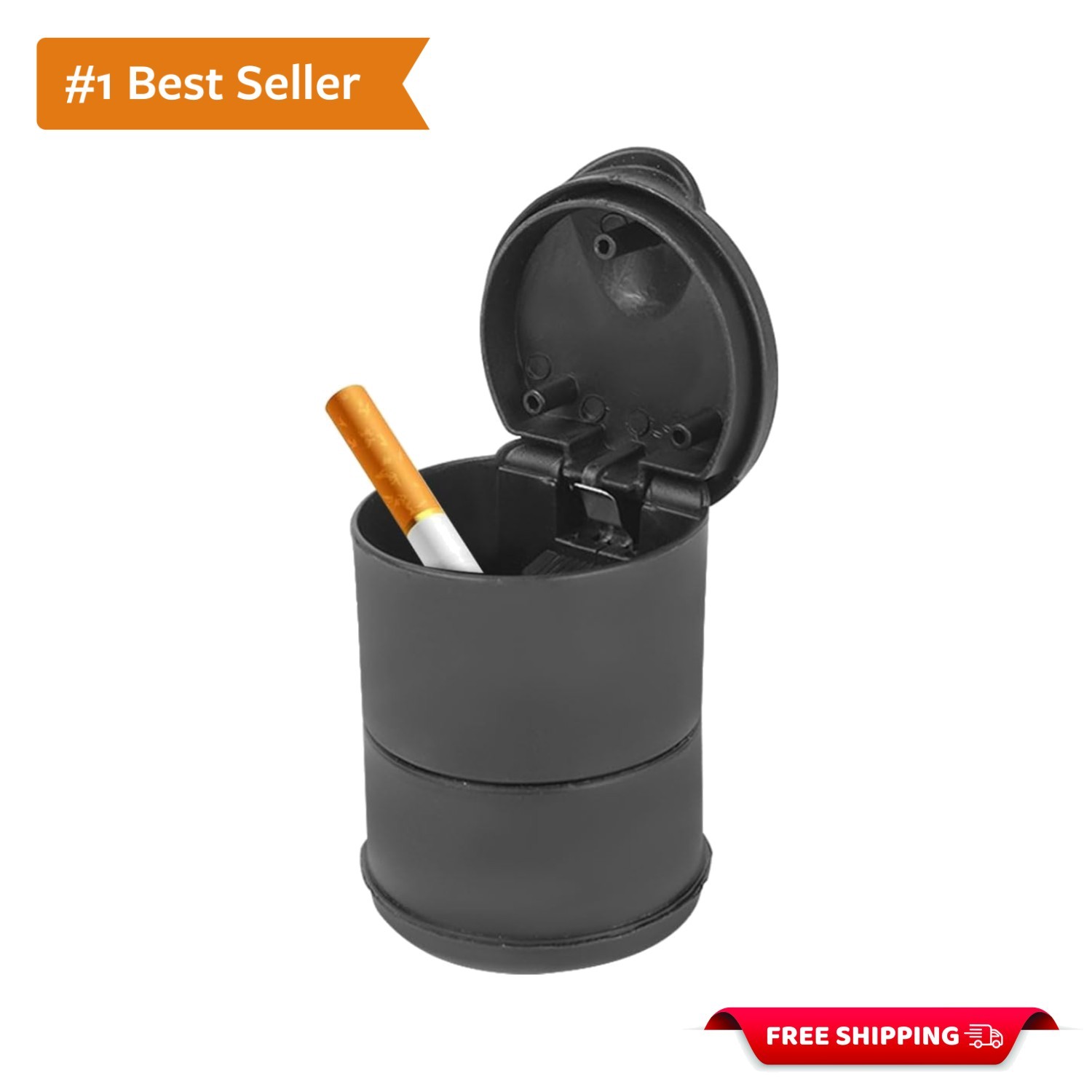 Stylish Smokeless Car Ashtray with Lid – Compact & Durable for All Vehicles