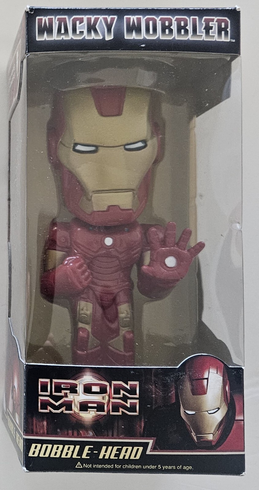 Iron Man Movie Wacky Wobbler Bobble Hero by Funko – New & Sealed