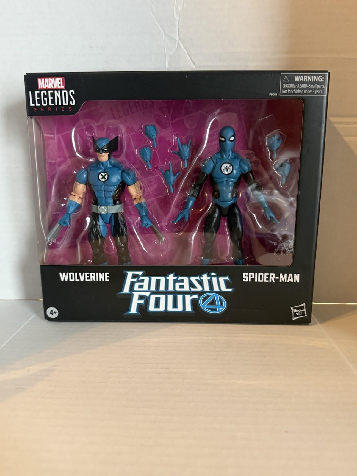 Marvel Legends Series, Wolverine and Spider-Man Fantastic Four Figures
