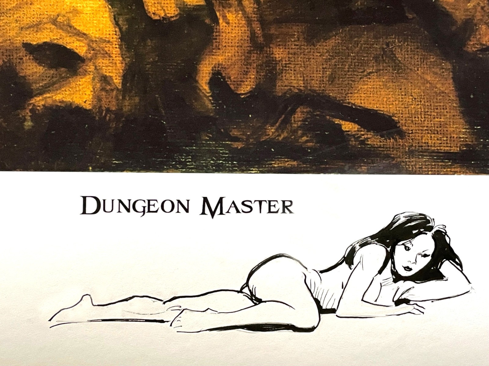 DUNGEON MASTER! Fine Art Print Limited Edition Signed & Framed! by Mike Hoffman!