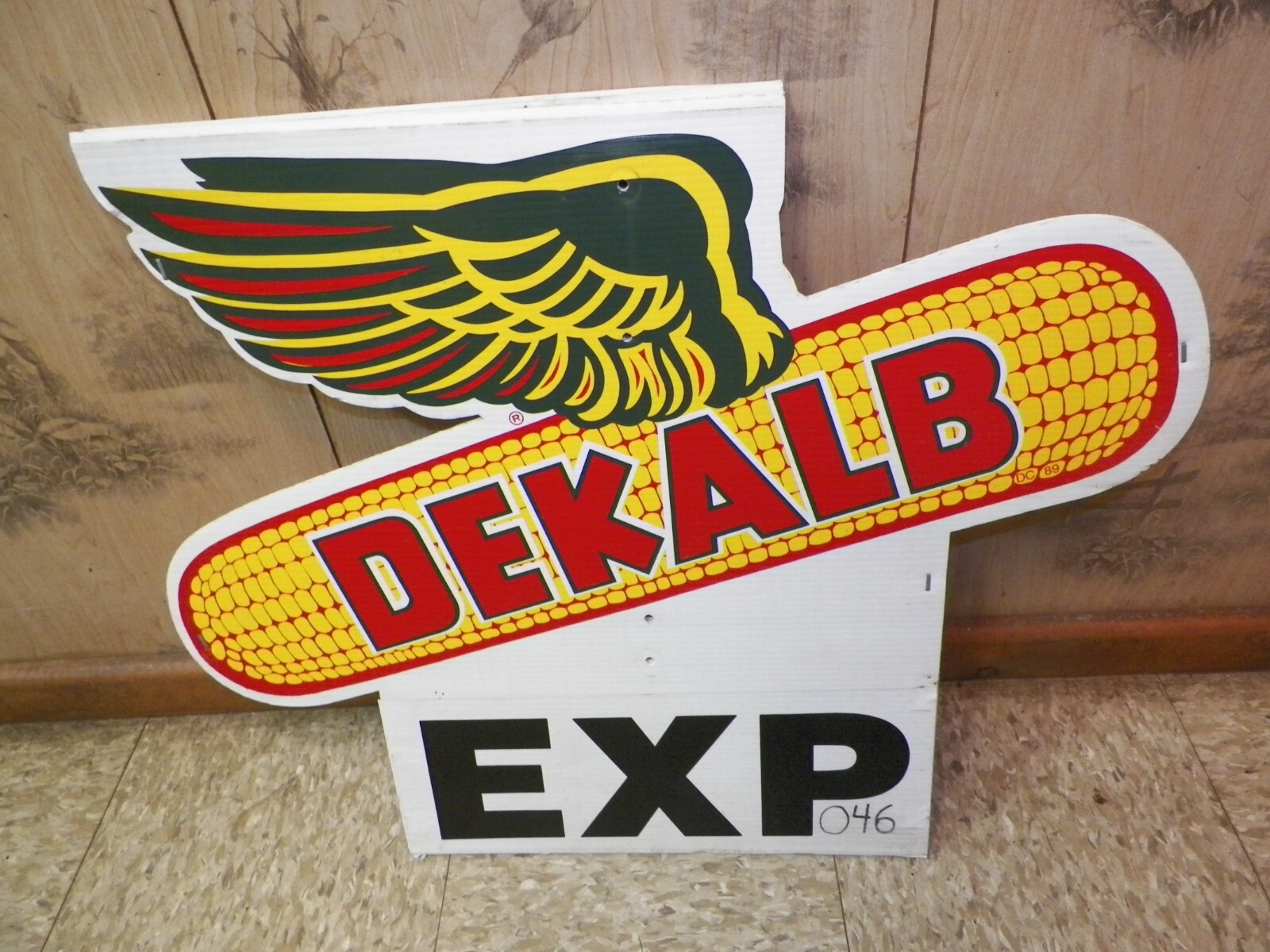 Dekalb Seed Double Sided Corrugated Polyurethane Sign