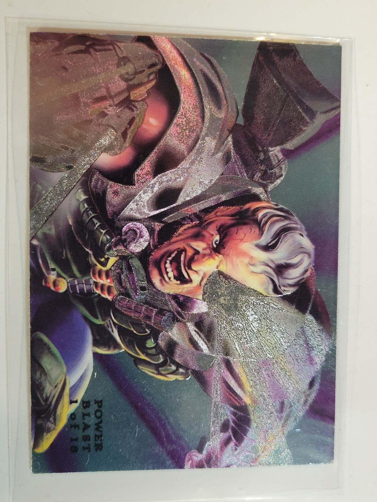 1994 Marvel Flair Cable Power Blast Insert Chase Card #1 of 18