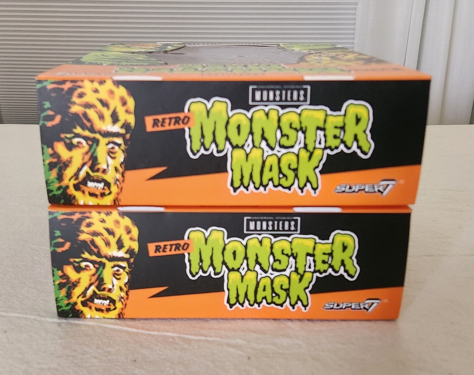 Super7 Universal Studios Retro Monster Masks Set of 2 NEW