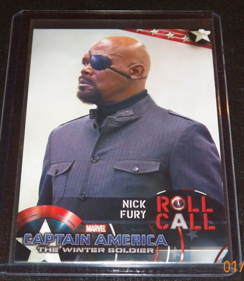 Captain America Winter Soldier Character Card Samuel L. Jackson as Nick Fury #93