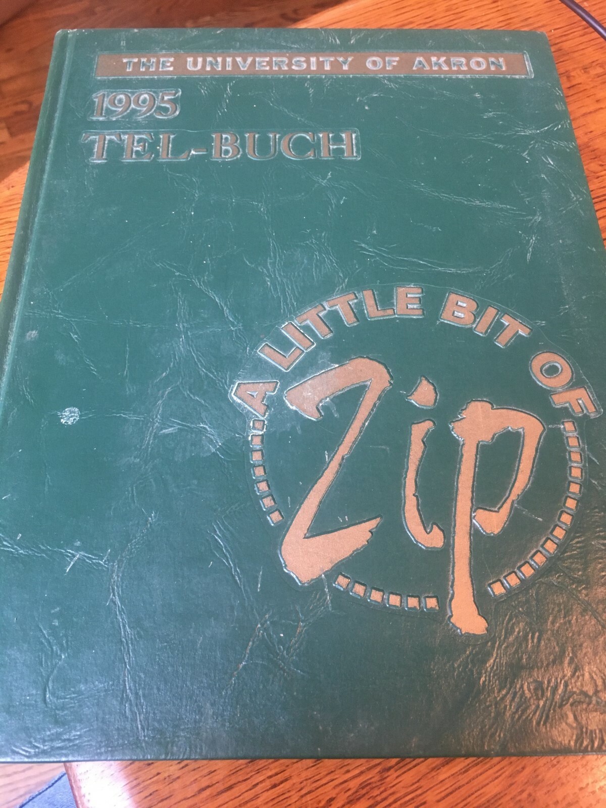 1995 University of Akron Yearbook Tel-buch zip Ohio