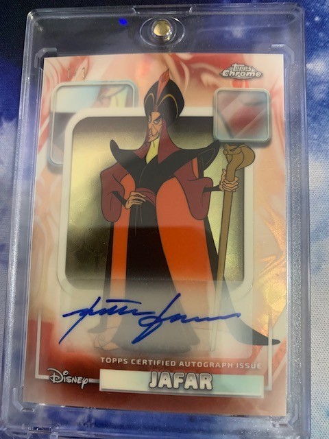 2026 Topps Chrome Disney Jafar AA-JF Jonathan Freeman Auto SUPERFRACTOR 1/1