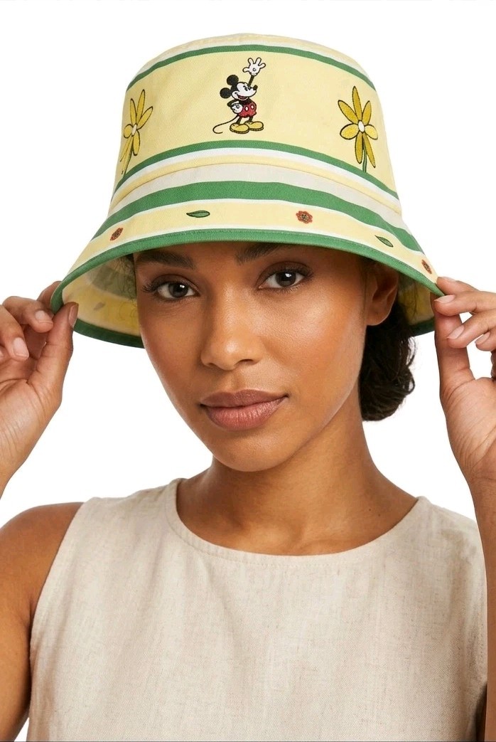 Disney Parks Mickey & Company Garden Collection Bucket Hat OSFM 2024 Nwt