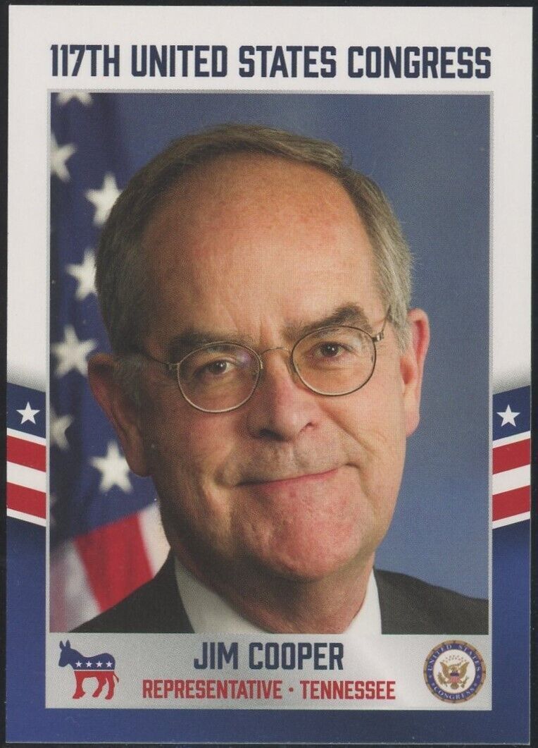 2021 Fascinating Cards 117th US Congress Jim Cooper Tennessee #457