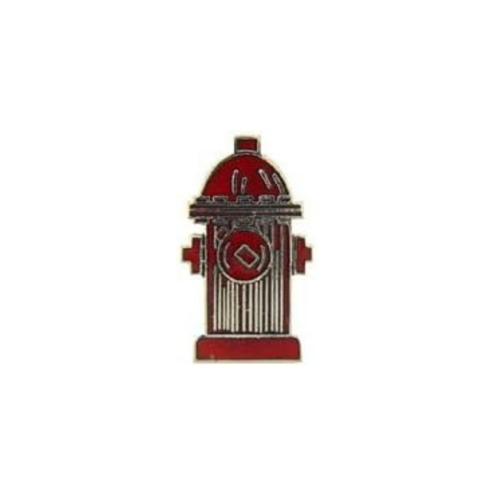 EagleEmblems P00707 PIN-FIRE,Hydrant,RED (1”)