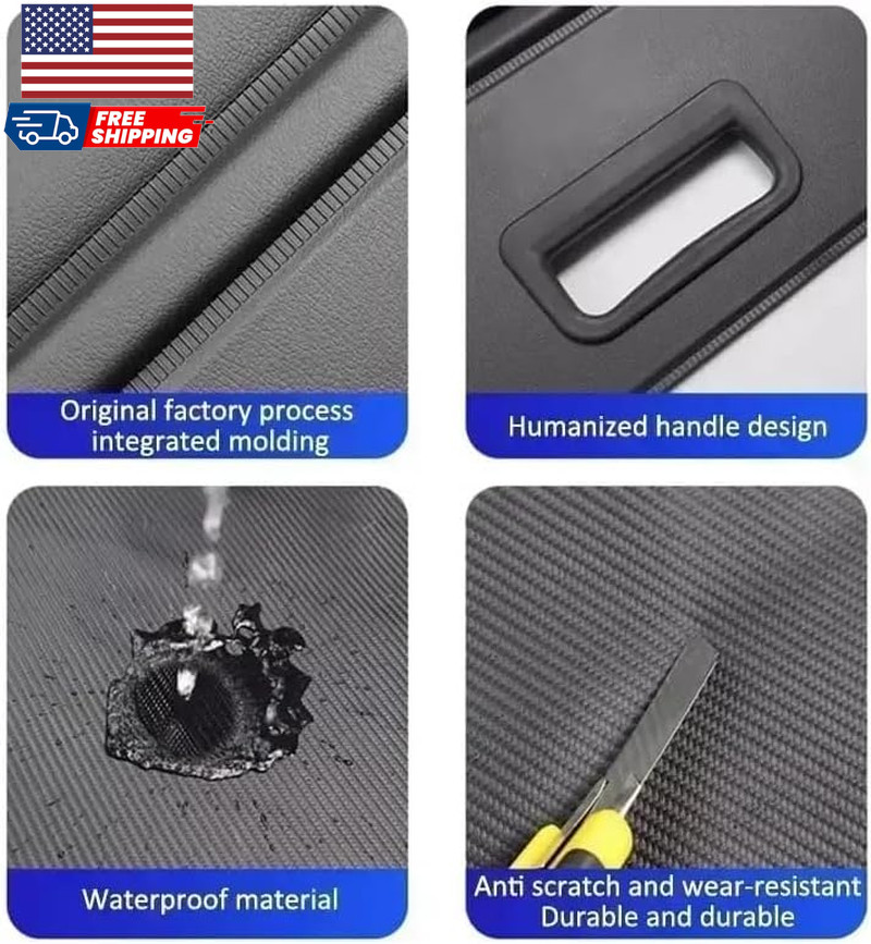 Retractable Cargo Cover Compatible with Honda Pilot 2003-2008 Trunk Accessori…