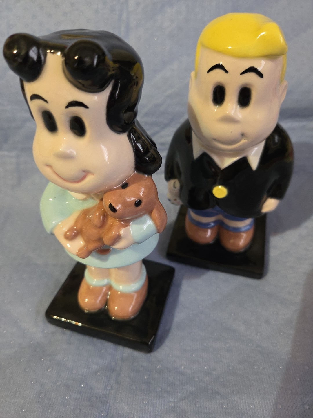 LULU AND TUBBY FIGURINES 7″ Tall Vintage In GREAT CONDITION
