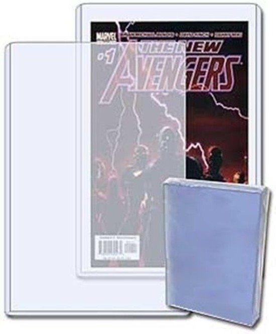 (50) CURRENT MODERN AGE SIZE COMIC BOOK HARD RIGID TOPLOADER STORAGE HOLDERS