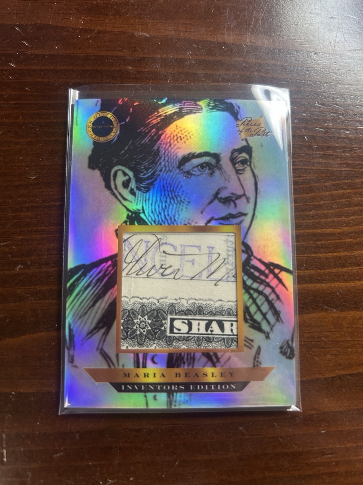 Maria Beasley Relic #539 2025 Pieces of the Past Inventors Edition