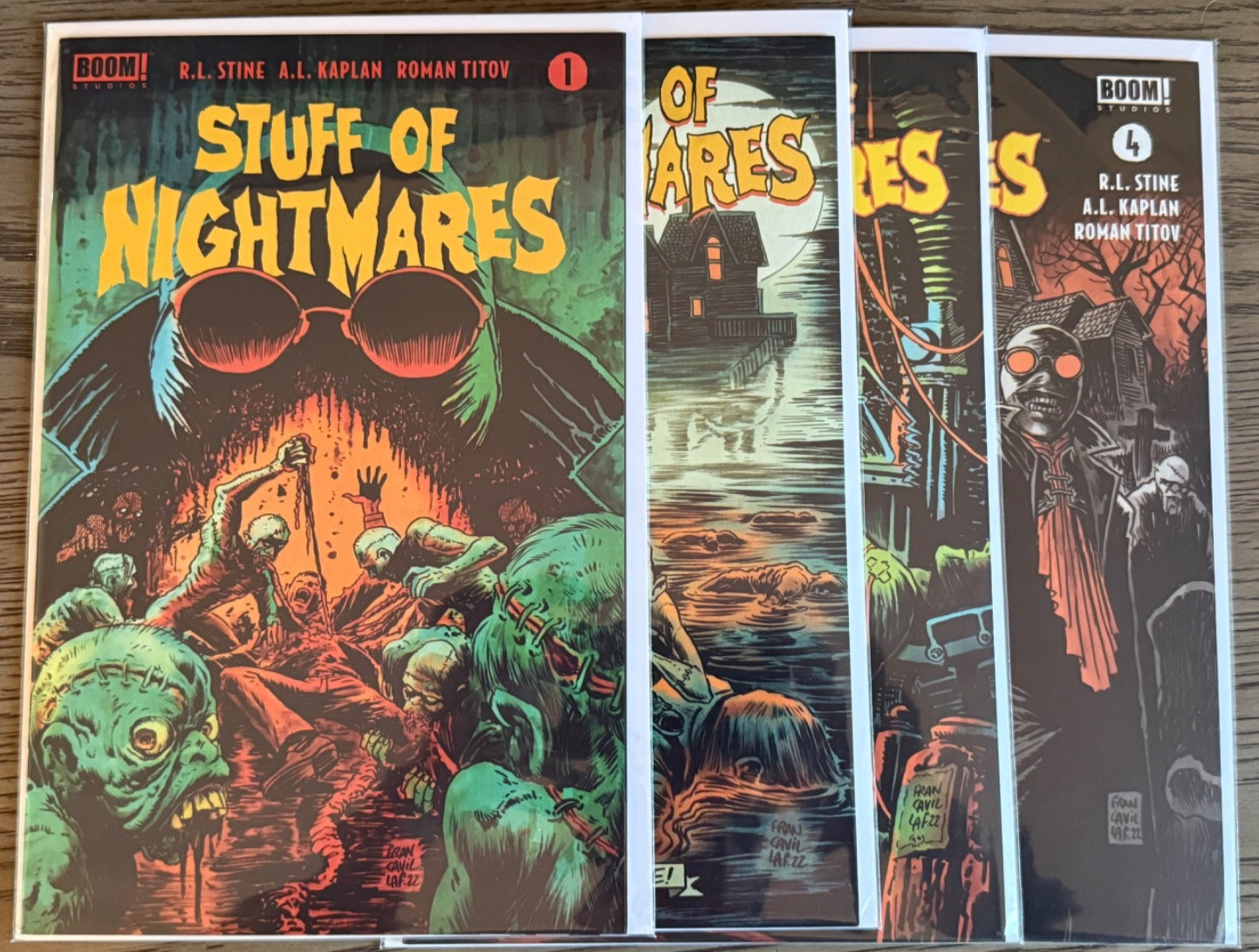 Stuff of Nightmares # 1 2 3 4 RL Stine Boom Studios Complete Set Nm