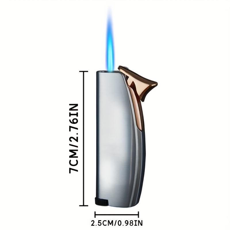 2x Compact & Refillable Butane Lighter Set – Perfect for BBQs, Camping, and More