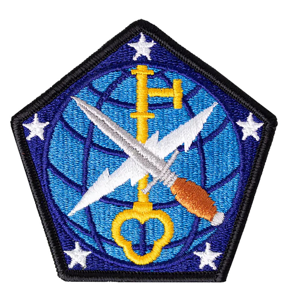 704th Military Intelligence Brigade Color Patch with Hook Fastener