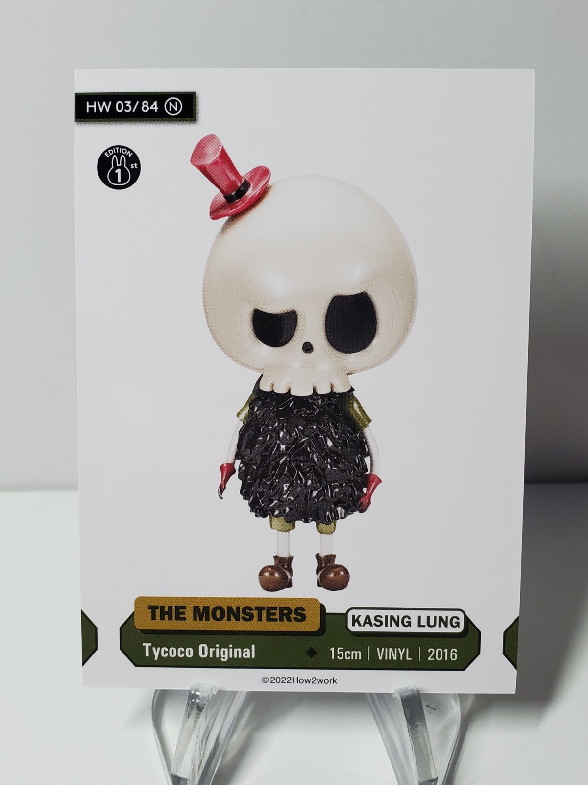 🔥2022 How2Work THE MONSTERS Series #1 LABUBU CARD! “TYCOCO ORIGINAL” 03/84 N🔥