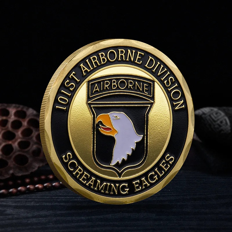 Army 101st Airborne Screaming Eagles Challenge Coin Collectable Commemorative