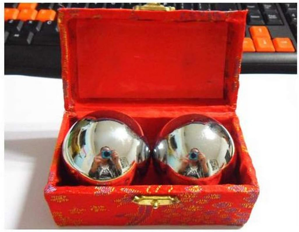 3297, Chinese Baoding Balls Hand Therapy Exercise Stress Relief Balls, 1-5/8 Inc