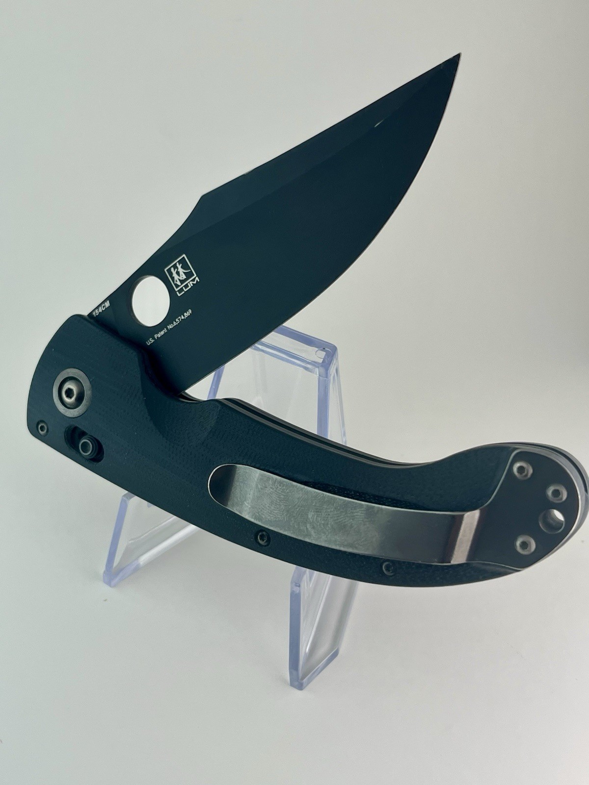 Benchmade 741BK LUM Onslaught AXIS Lock Black G10 Plain Drop Point Knife