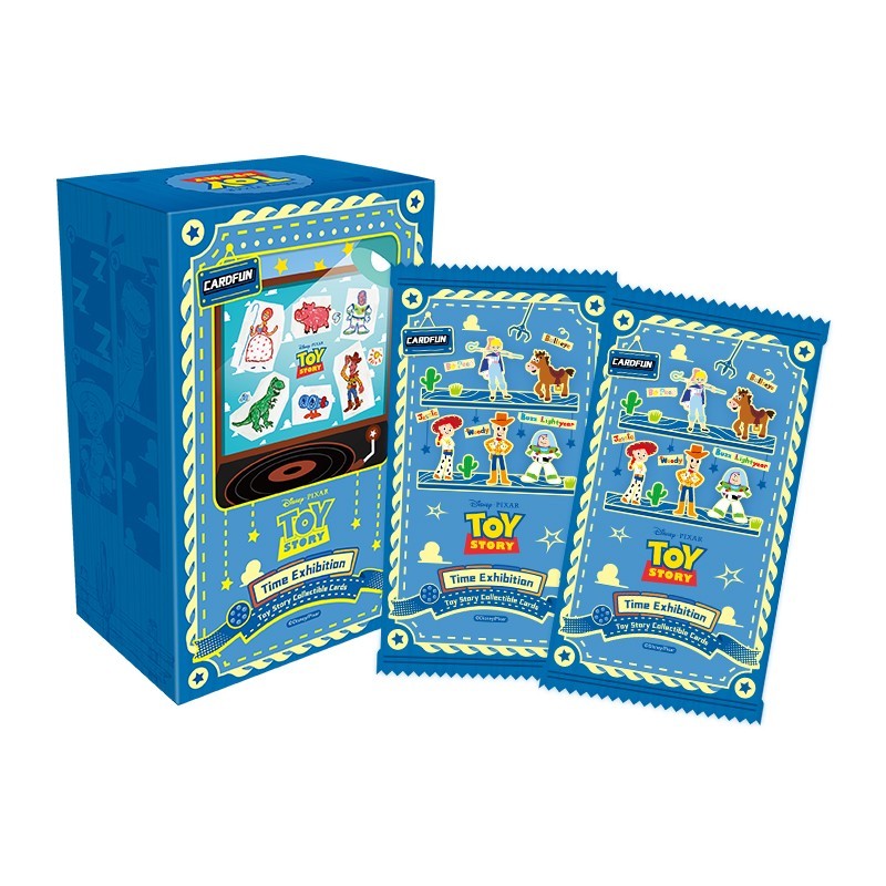 CardFun Official Disney Toy Story Time Exhibition Collectible Trading Cards 1Box