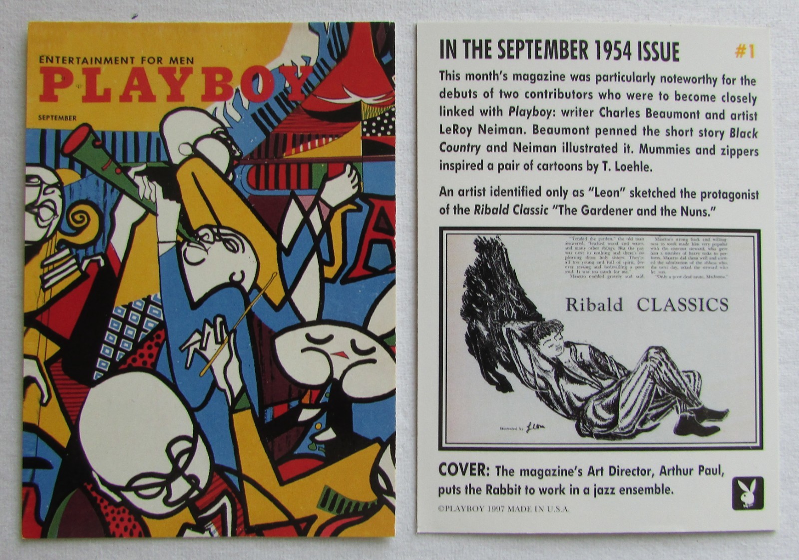 Playboy Centerfold Cards September Edition – sold singly – take your pick
