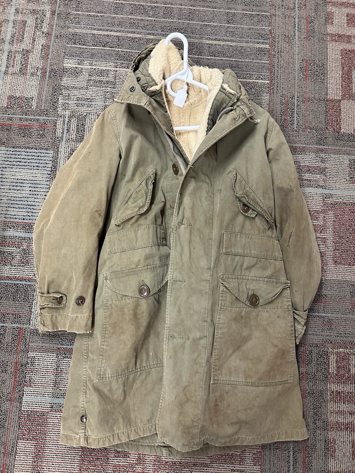 U.S. Army Uniform M47 Heavy Parka Korean War Era