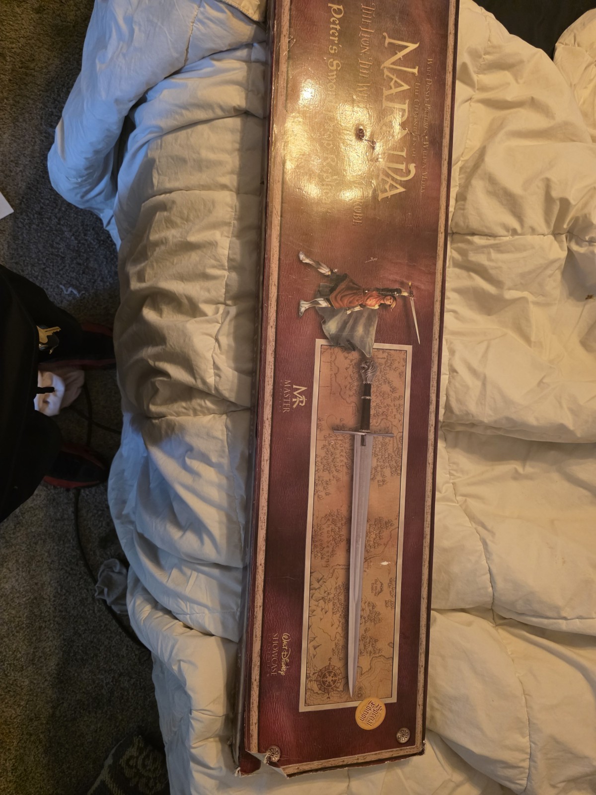 Master Replicas Narnia Peter Sword Replica Metal Blade Full Tang Leather Handle