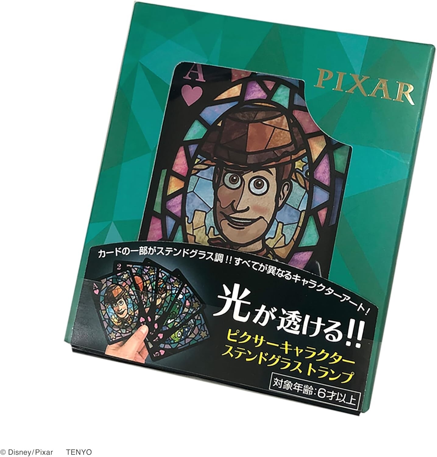 Disney pixar Characters Stained Glass Playing Cards /SHIP FROM USA