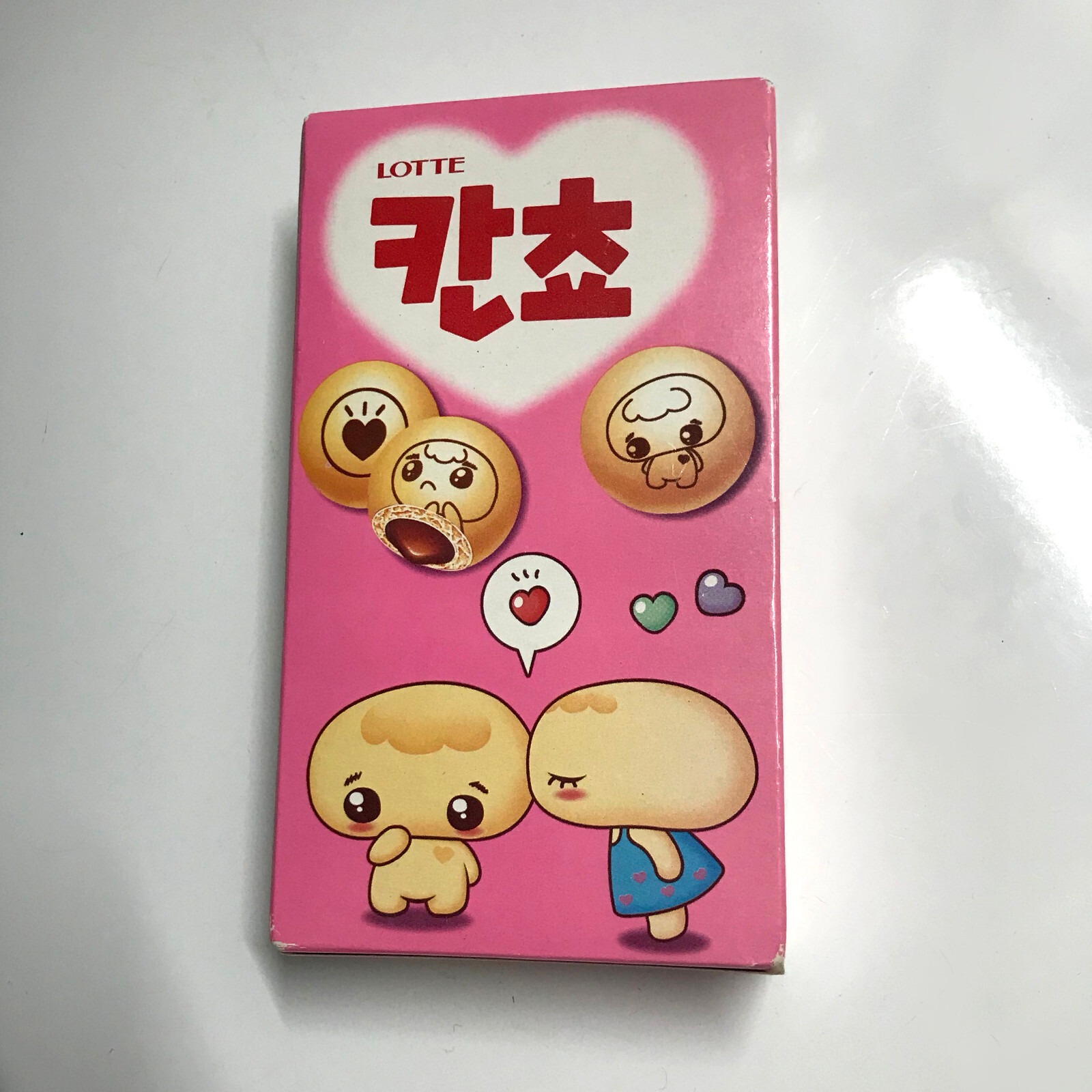 Collectible 2004, Korean Snack LOTTE Kancho Choco Biscuit Snack. 47g
