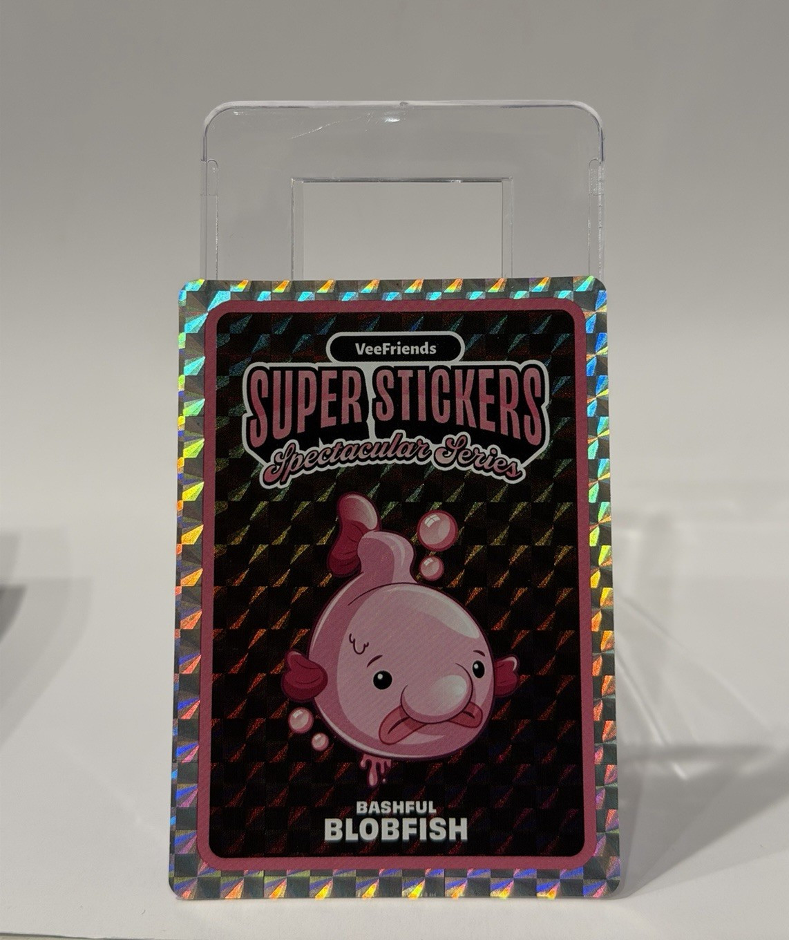 Bashful Blobfish VeeFriends Super Stickers Spectacular Series BUBBLEGUM 2026