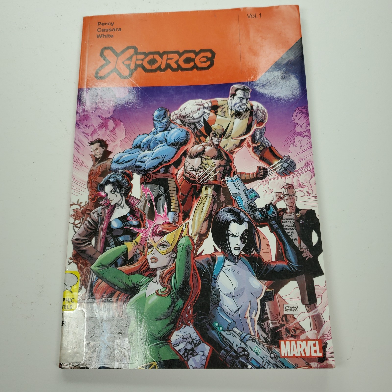 X-Force by Benjamin Percy vol #1 (Marvel Comics 2020 TPB) Water Damage