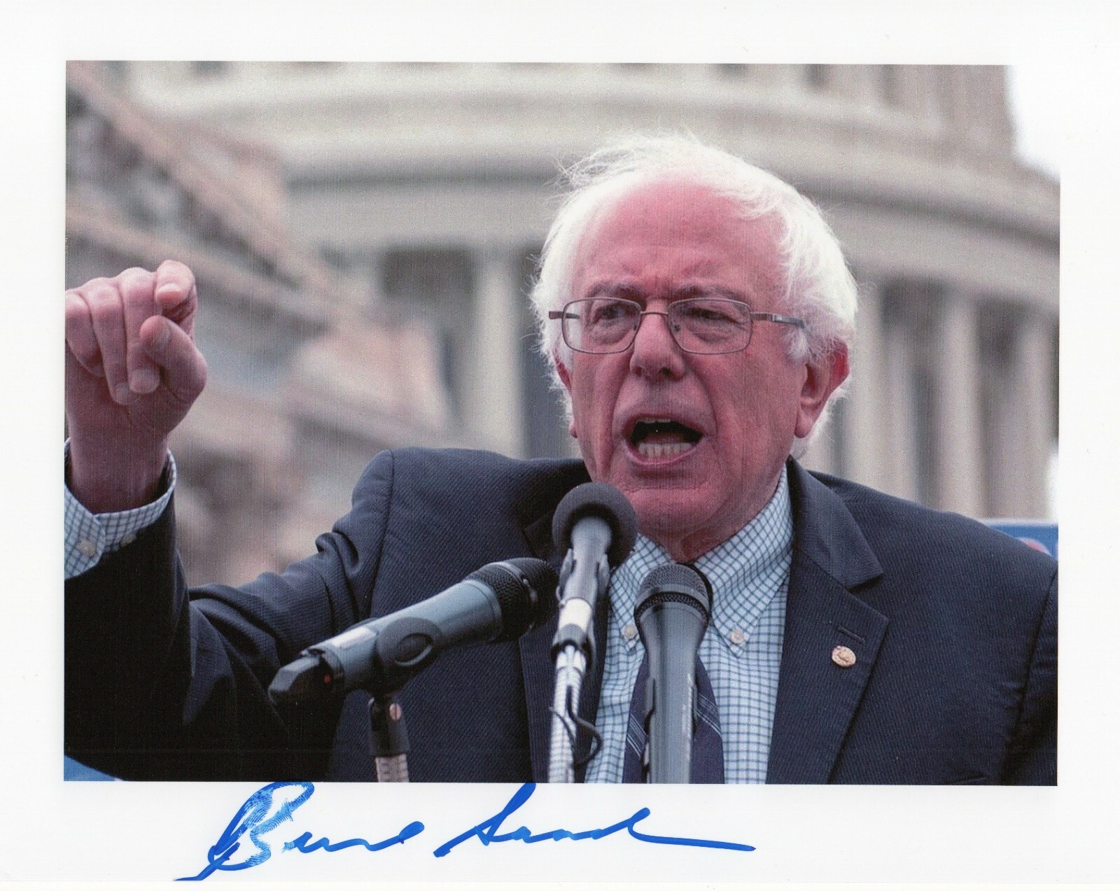 Bernie Sanders Autographed 8.5 x 11 in. Photo