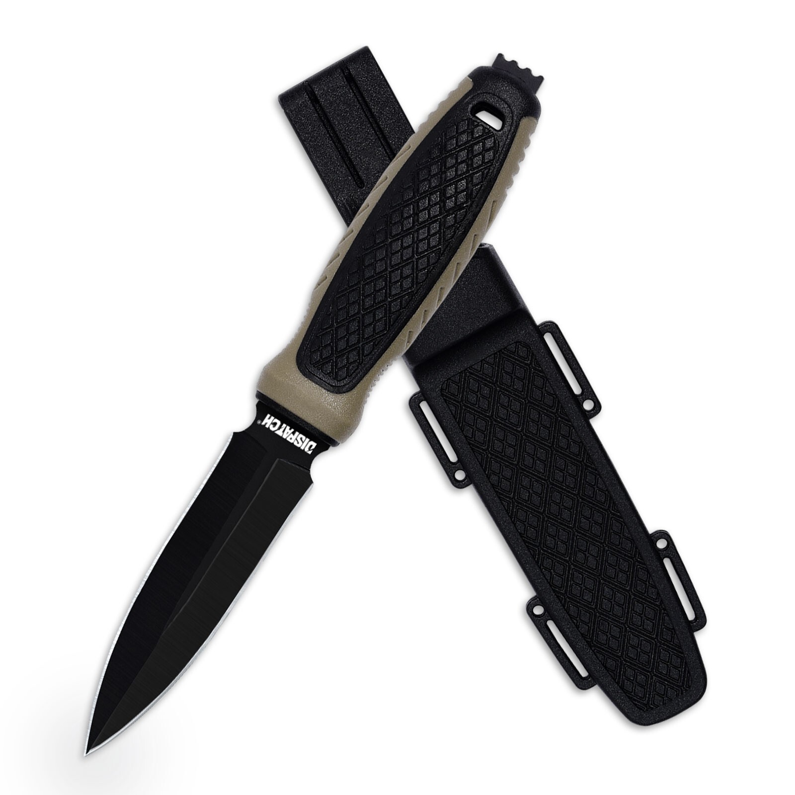 8.7″ Double Edge Blade Dagger Fixed Blade Knives with Sheath Self-Defense Knife