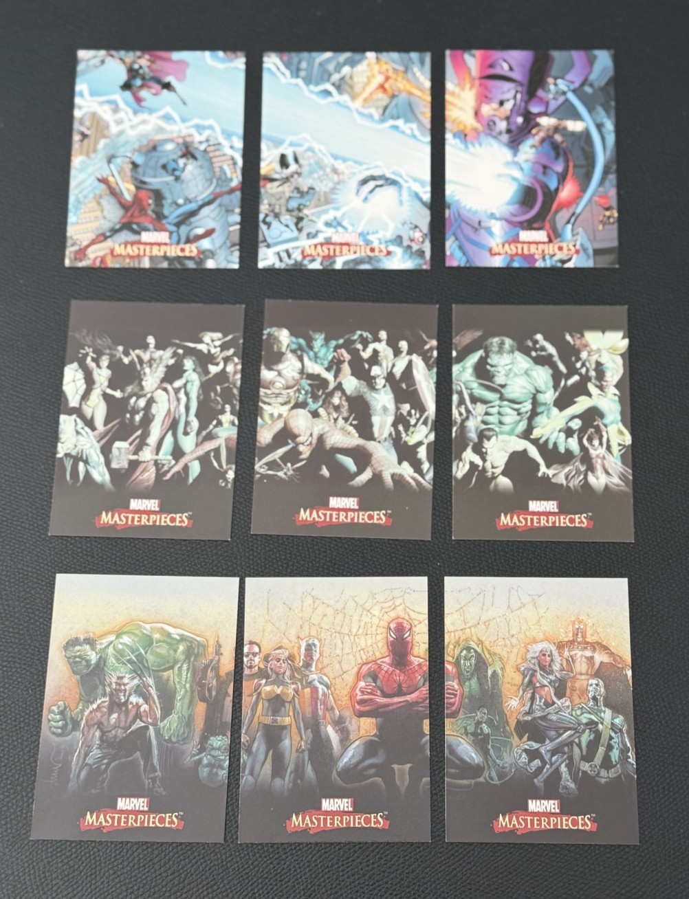 2007 Upper Deck Marvel Masterpieces Complete Base Set #1-90 + 5 Insert Sets (32)