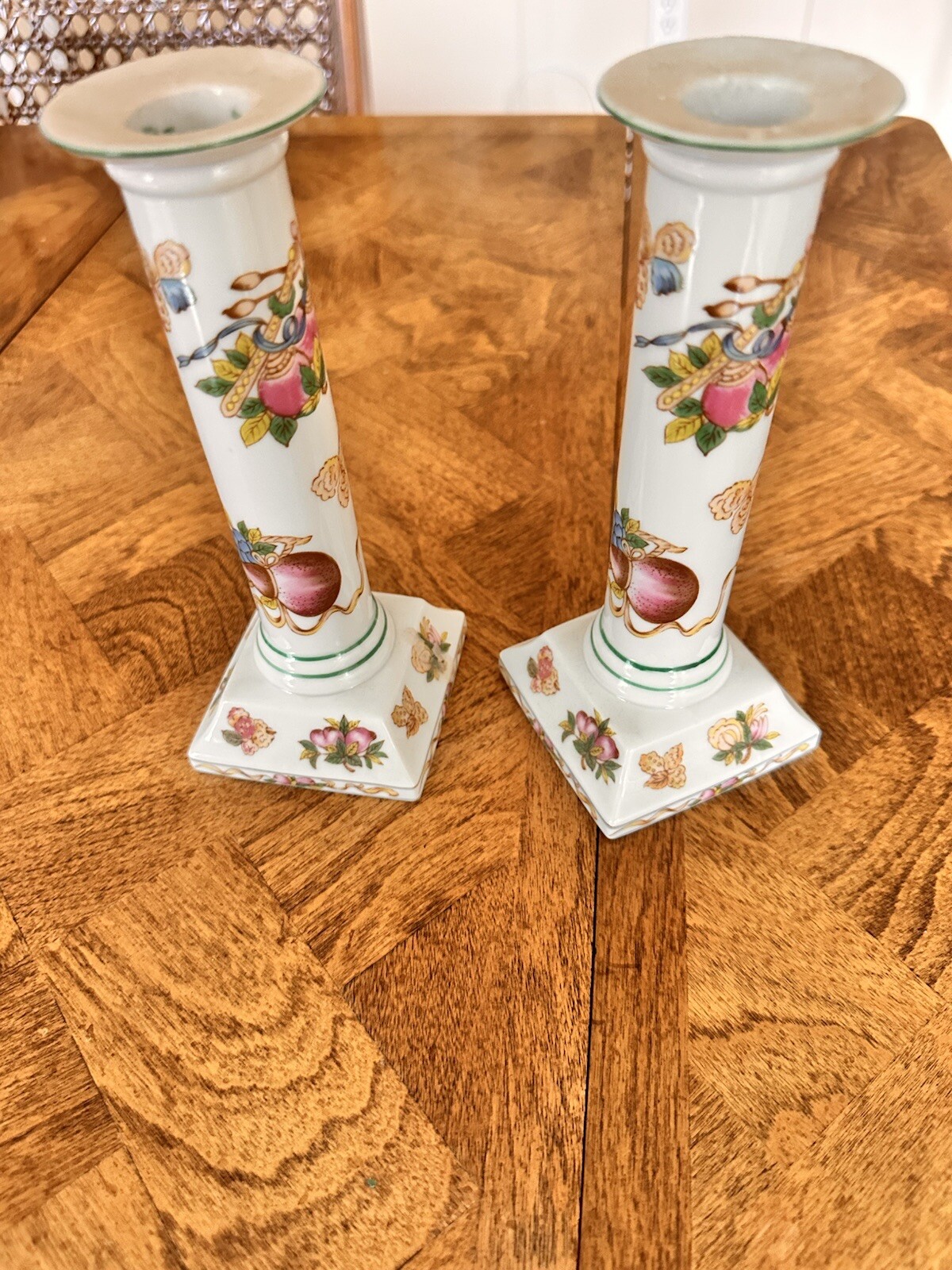 Vintage Pair Of ANDREA BY SADEK 7 1/8-inch Candlesticks Imported From JAPAN