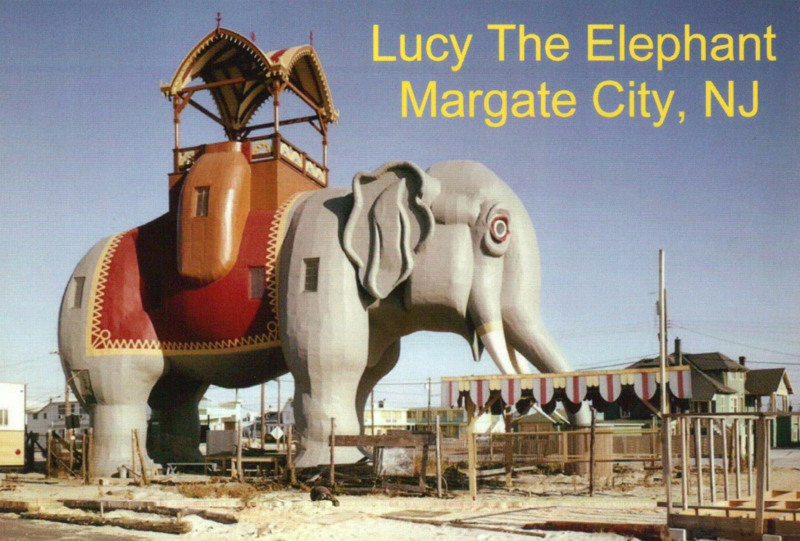 Lucy The Elephant, Margate City New Jersey, Roadside America — Modern Postcard