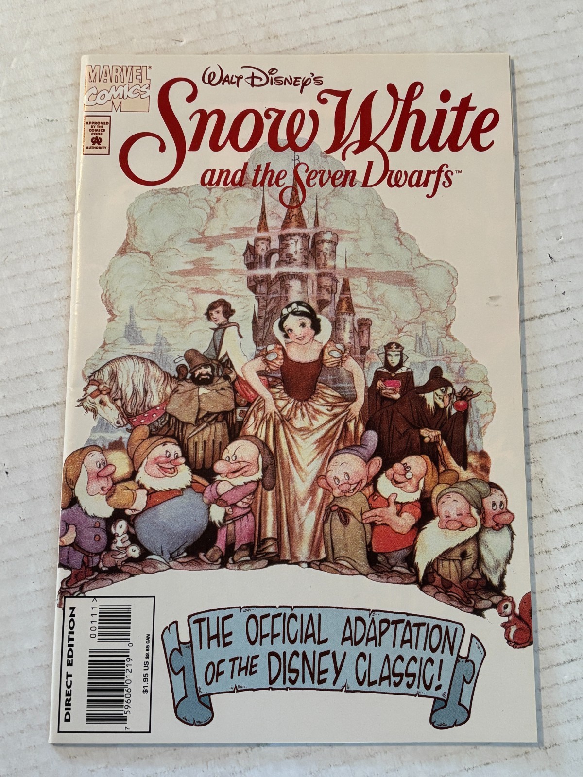 1995 Marvel Snow White and the Seven Dwarfs #1 Comic Book /C859