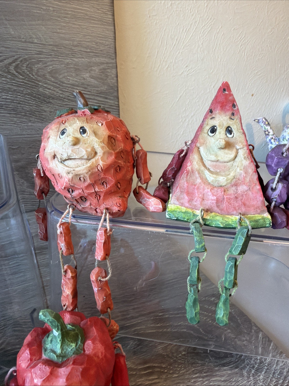Vintage Anthropomorphic Fruit & Vegetable Shelf Sitters LOT of 15 Different VG++