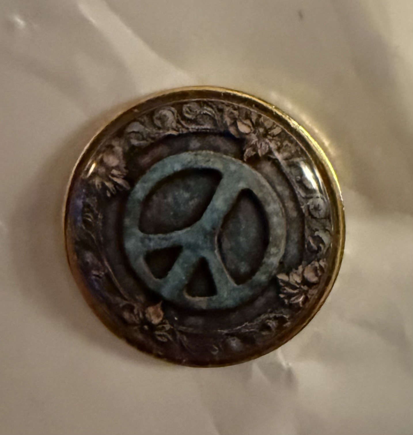 Peace Symbol Lapel Pin NEW Shipping Included