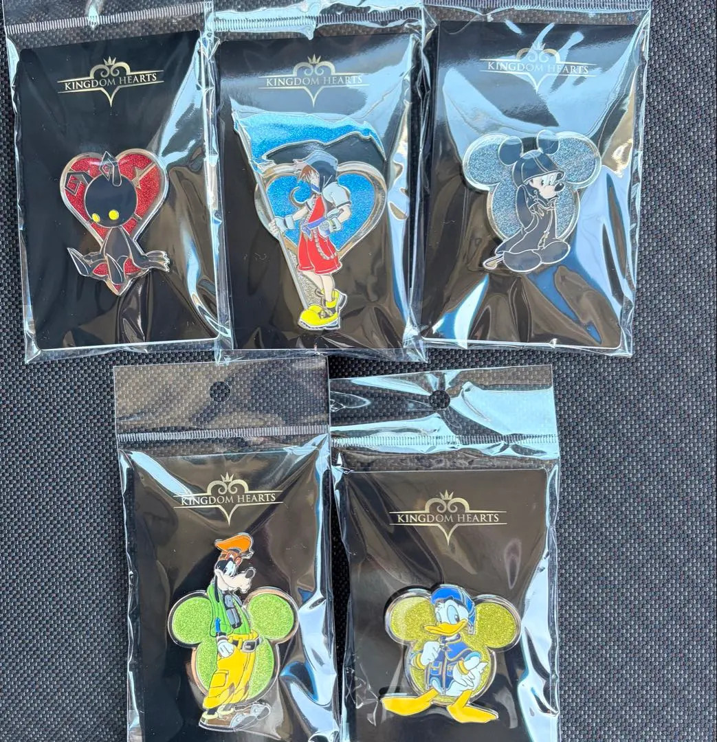 Kingdom Hearts Disney Pins 5 set pin badge Limited Square Enix New
