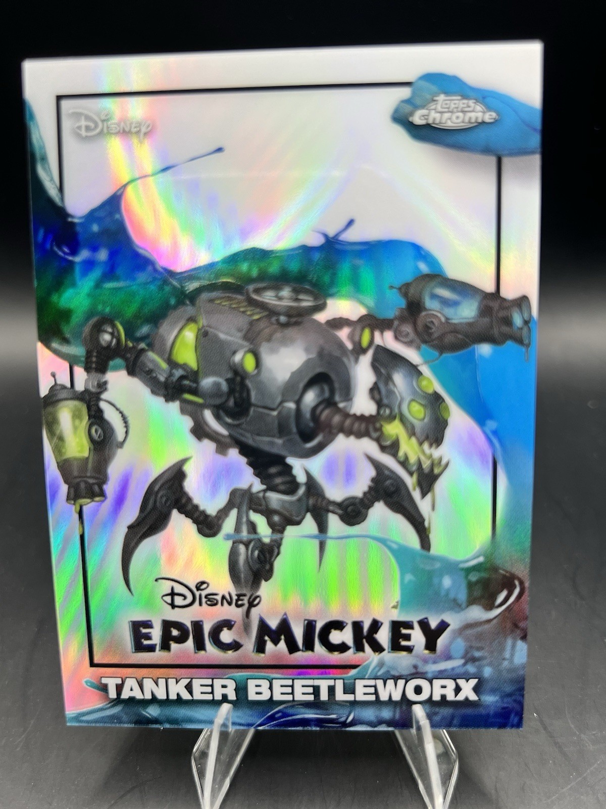 Tanker Beetleworx 2026 Topps Disney Neon Chrome Epic Mickey #EM-21