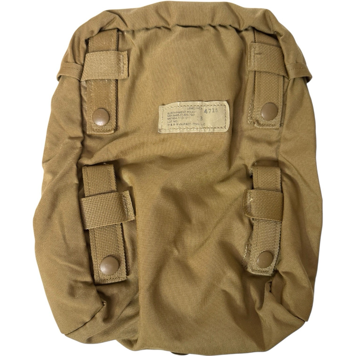 USMC Pack Sustainment Pouch 8465-01-600-7941 Coyote Brown