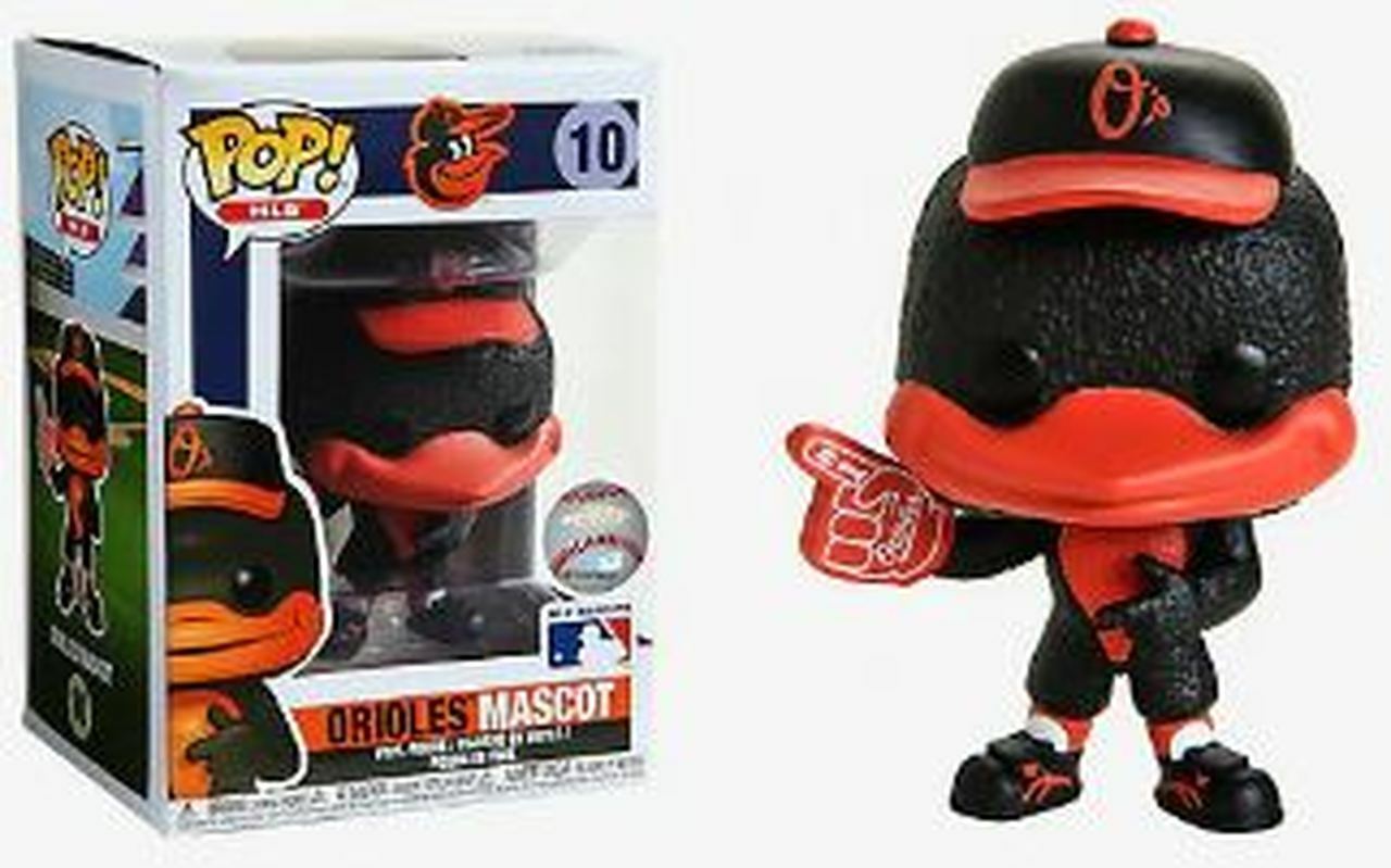 FUNKO POP MLB BALTIMORE ORIOLES #10 ORIOLES MASCOT VINYL FIGURE 🌵💦